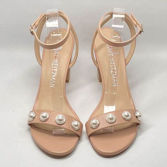 Stuart Weitzman Embellished Ankle Strap Sandals size 10 - Picture 2 of 10